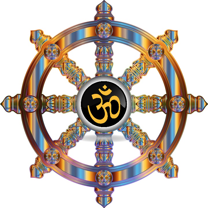 Eight Spoke Dharma Wheel